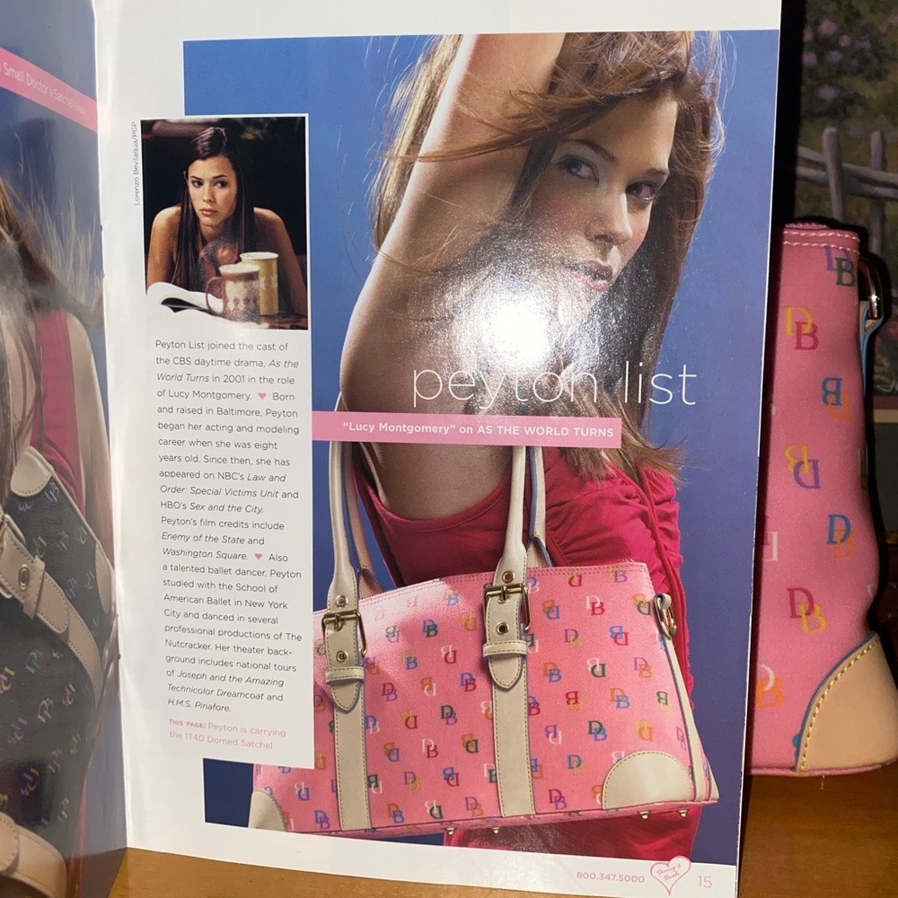 DOONEY & BOURKE RARE Y2K DOMED SATCHEL “IT GIRL 2000’s RAINBOW MONOGRAM BAG NWT! - Picture 11 of 15